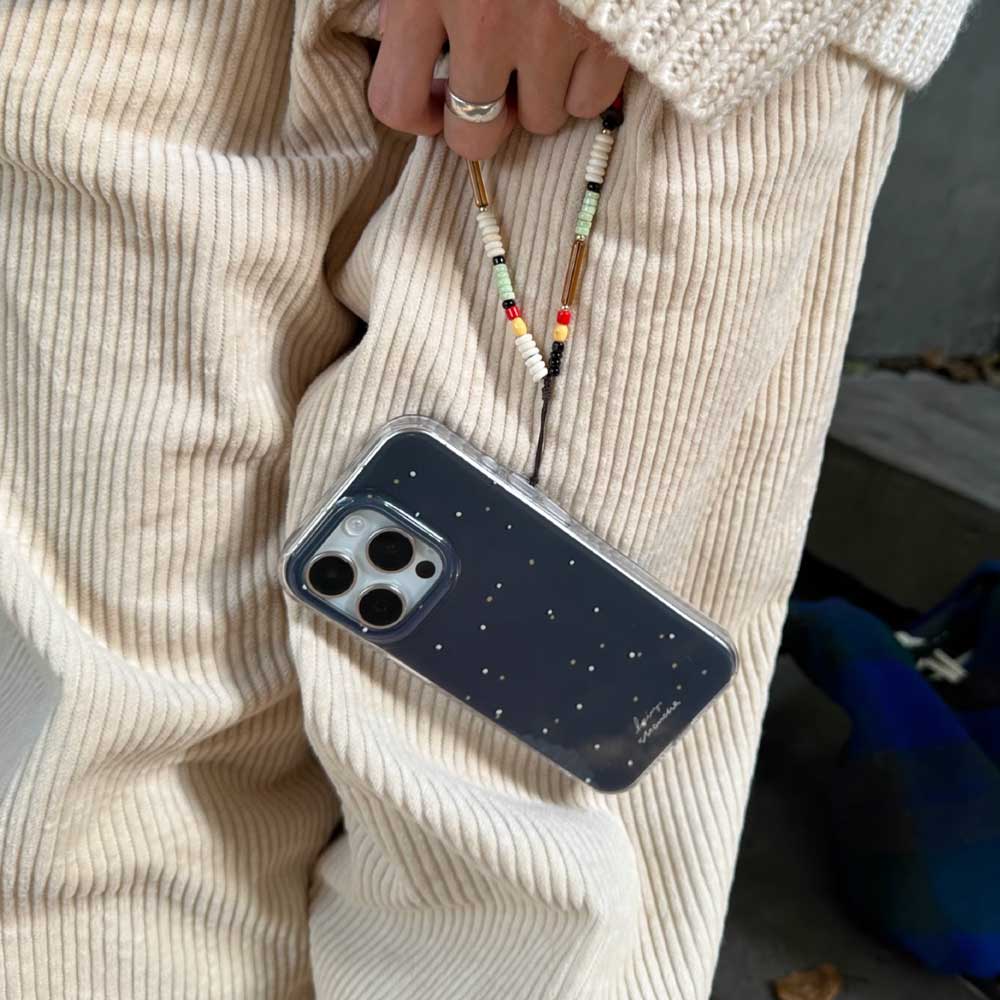 black mini dot iPhone case