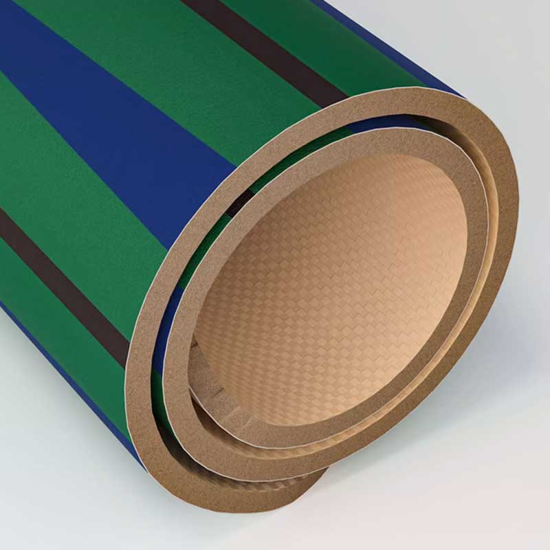 4color retro stripe bath mat