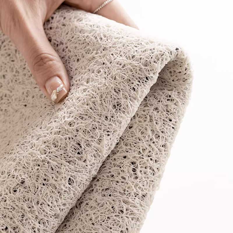 4color retro stripe PVC door mat