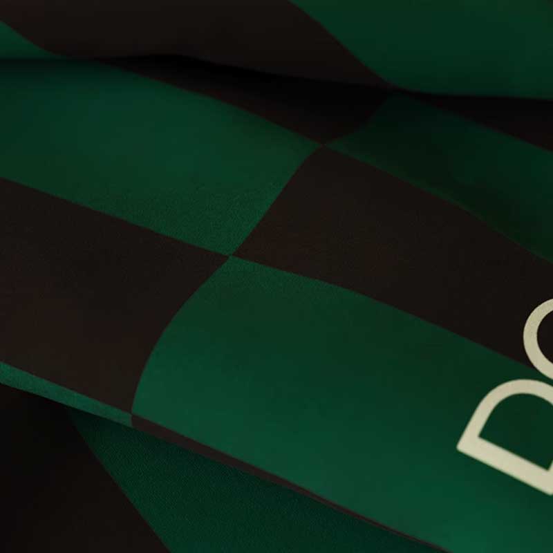 4color retro check long cushion