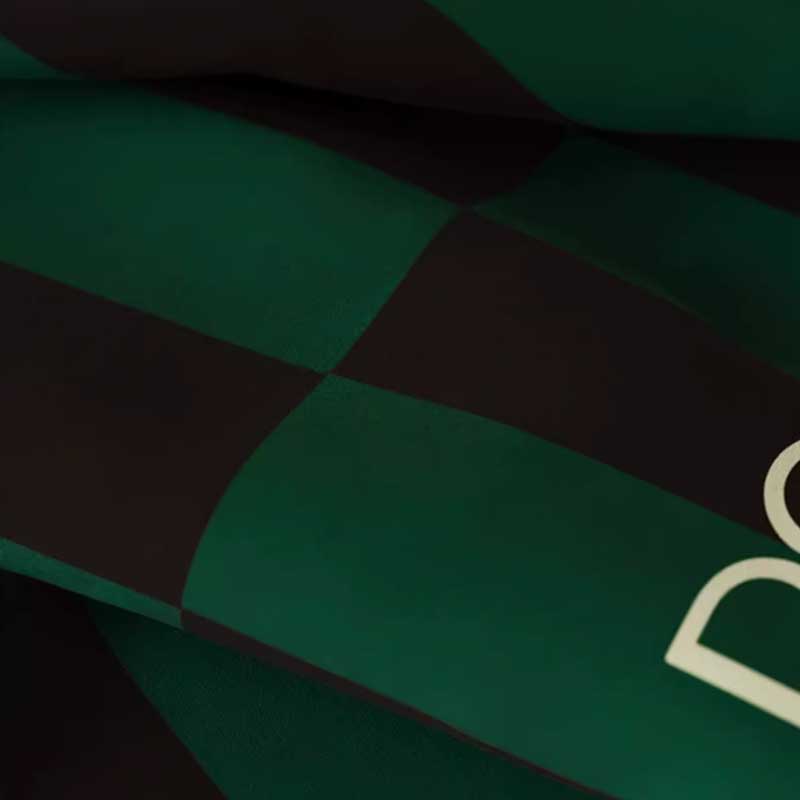 4color retro check cushion