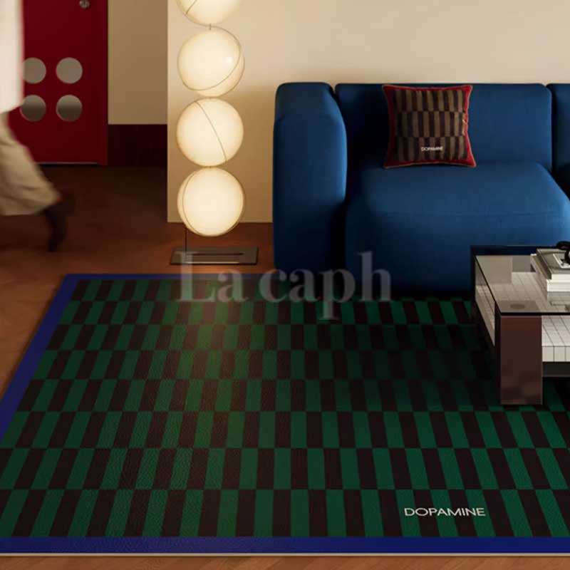 retro check door mat (4colors)