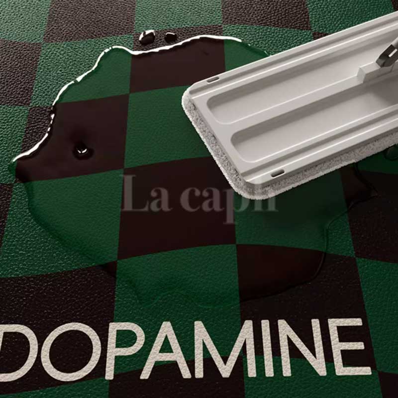 retro check door mat (4colors)