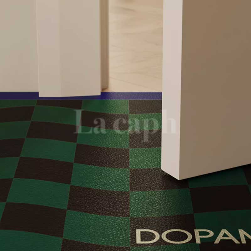 retro check door mat (4colors)