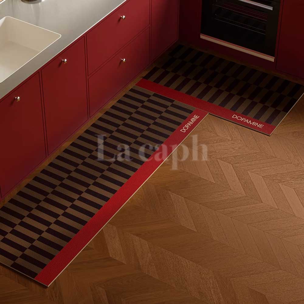 retro check kitchen mat (4colors)