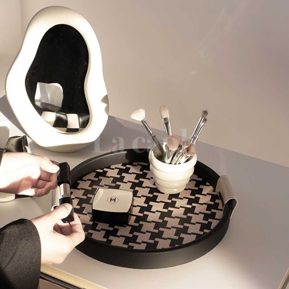 monotone circle rotate tray