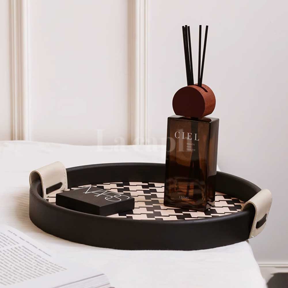 monotone circle rotate tray