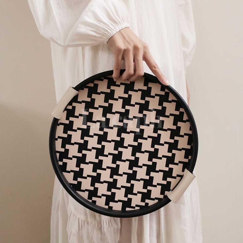 monotone circle rotate tray