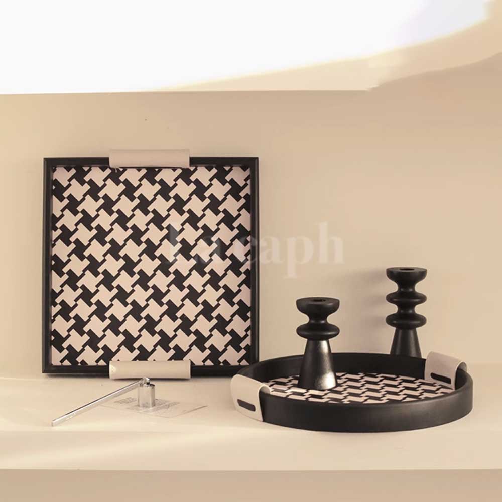 monotone circle rotate tray