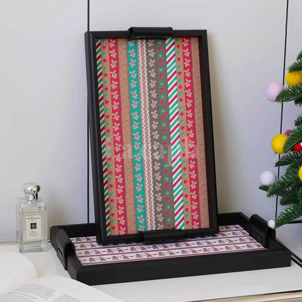 winter pattern tray (4designs)