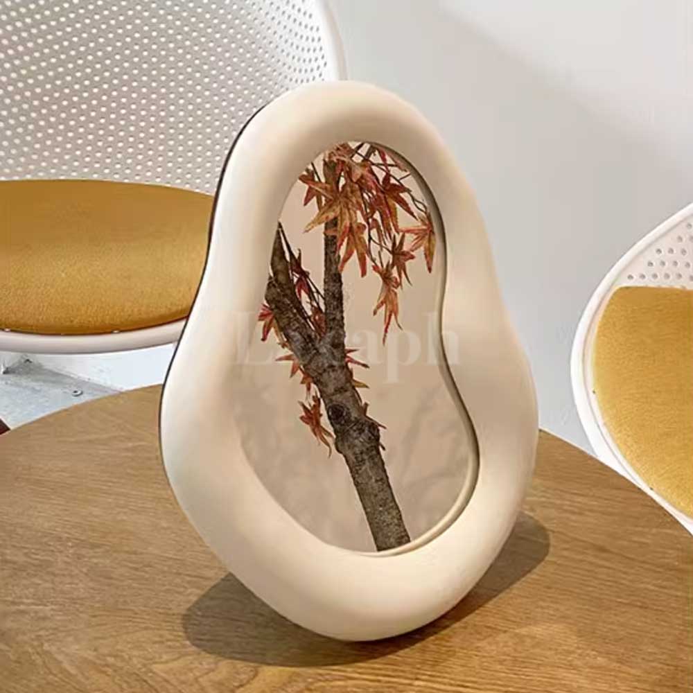 milky white ear mirror