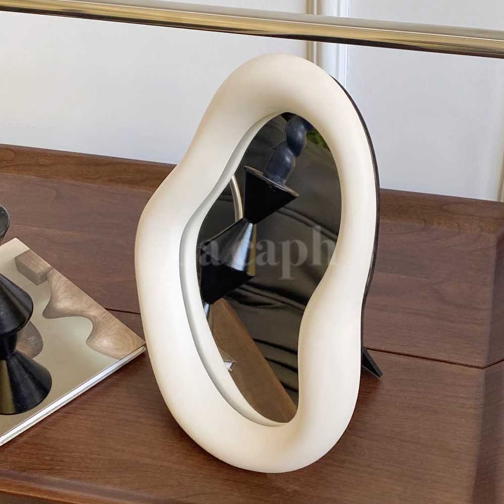 milky white ear mirror
