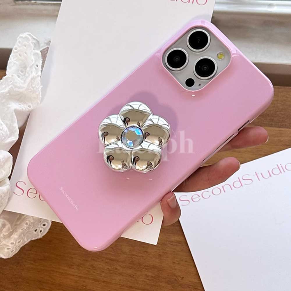 flower grip pink iPhone case (4colors)