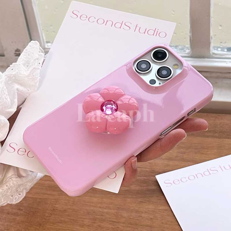 flower grip pink iPhone case (4colors)