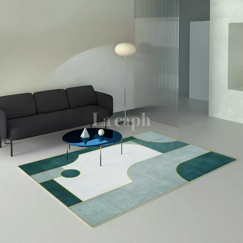geometric art square carpet (4designs)