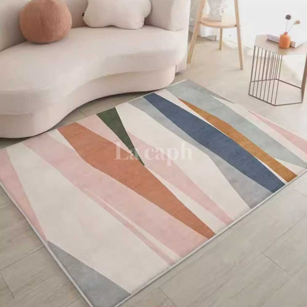pastel forest square carpet