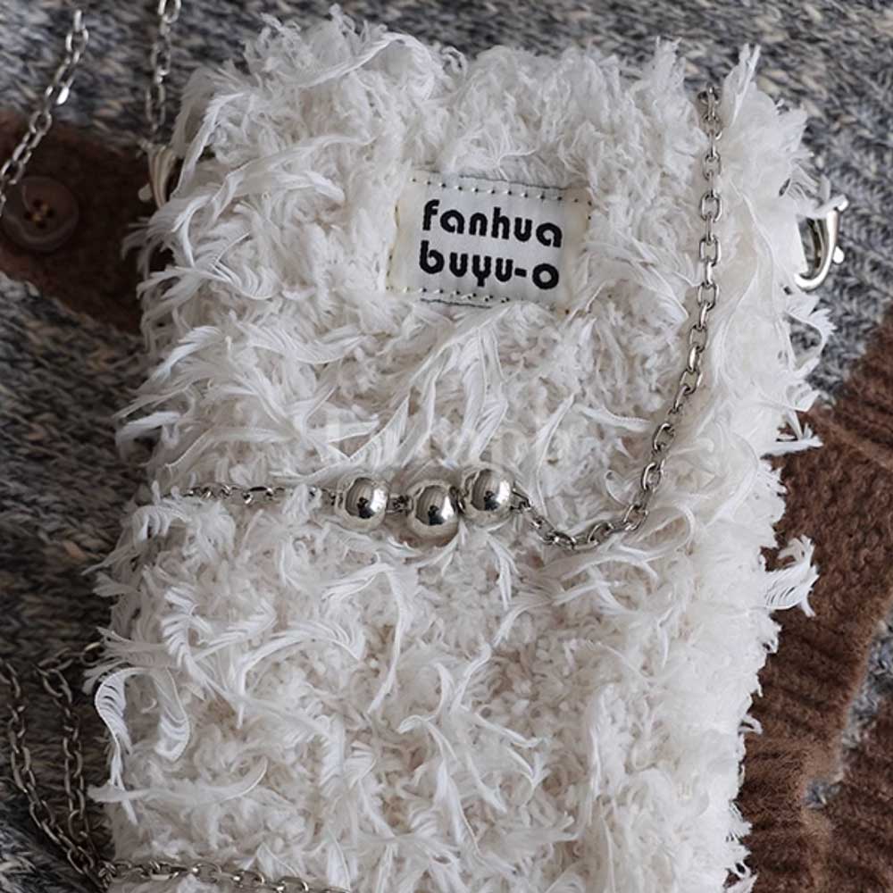 fluffy charm iPhone bag (4colors)