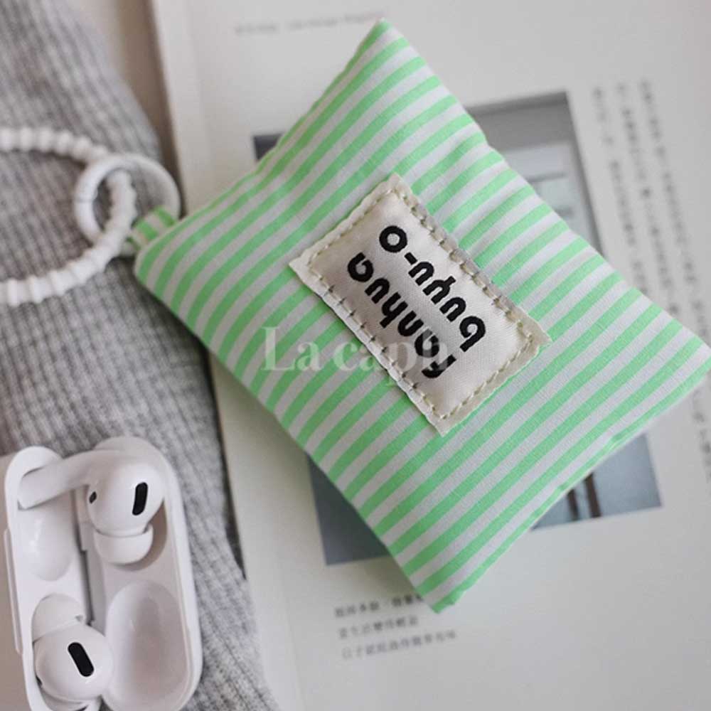 mini stripe Airpods case bag (5colors)