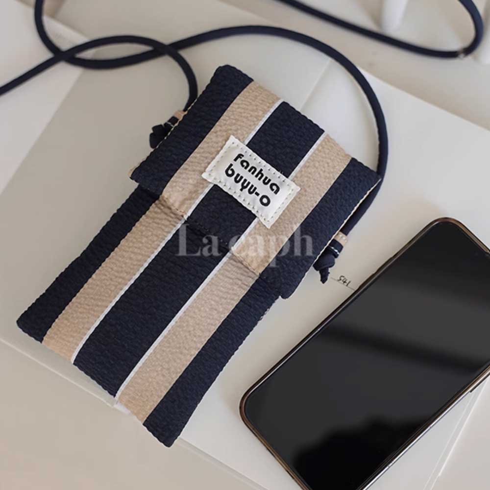 stripe compact iPhone bag (2colors)