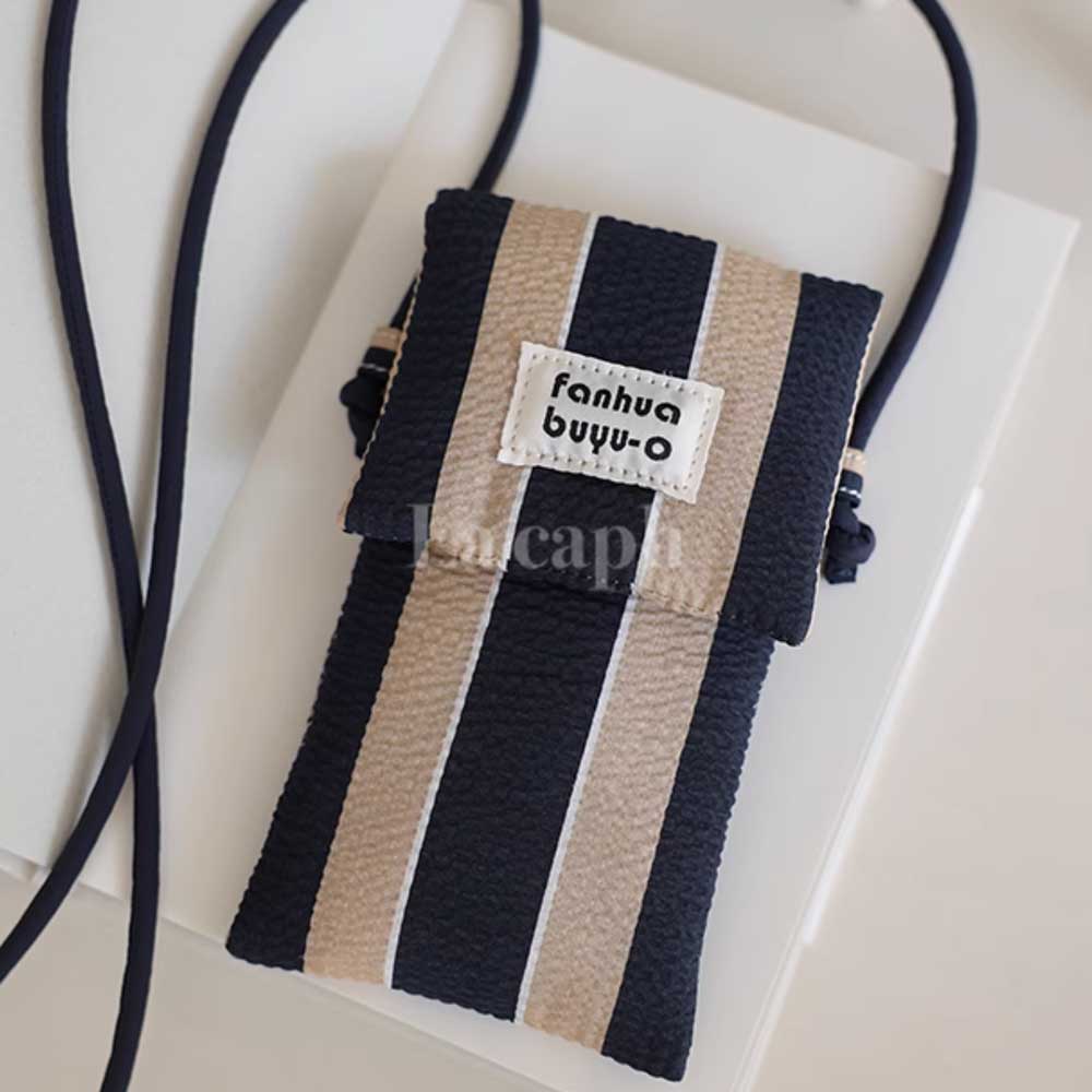 stripe compact iPhone bag (2colors)