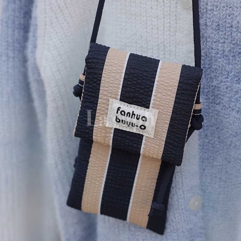 stripe compact iPhone bag (2colors)