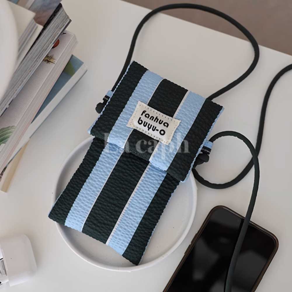 stripe compact iPhone bag (2colors)