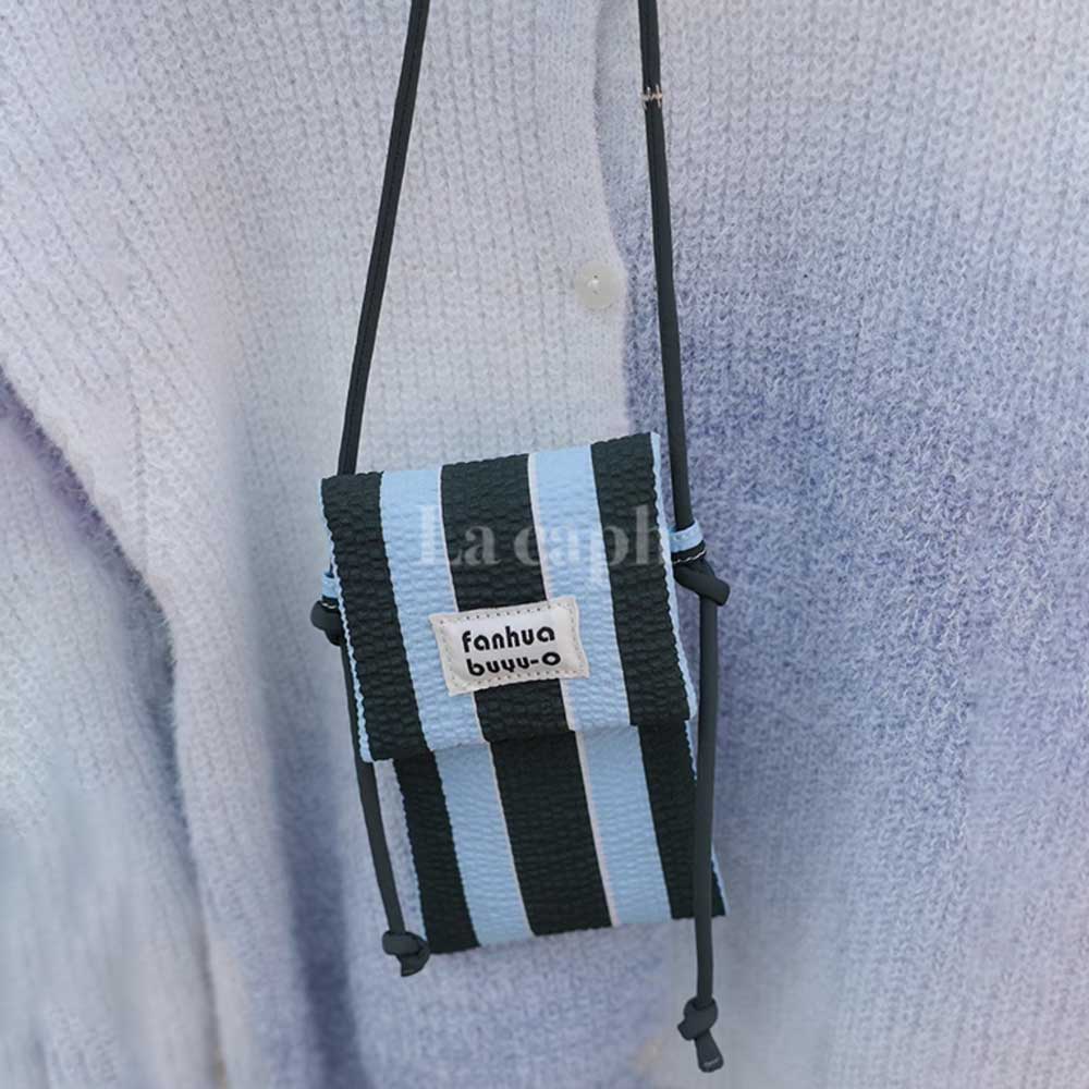 stripe compact iPhone bag (2colors)