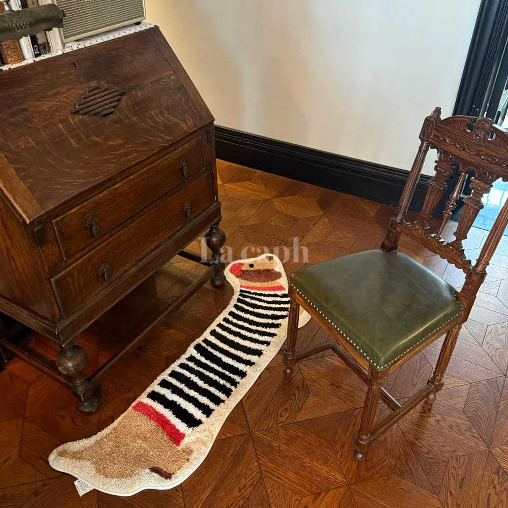 cute dog shape rug (2designs)