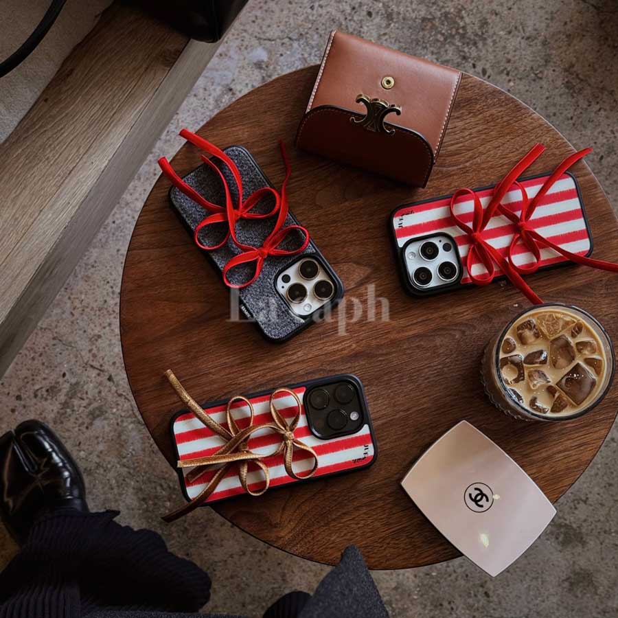 striped ribbon iPhone case (3designs)