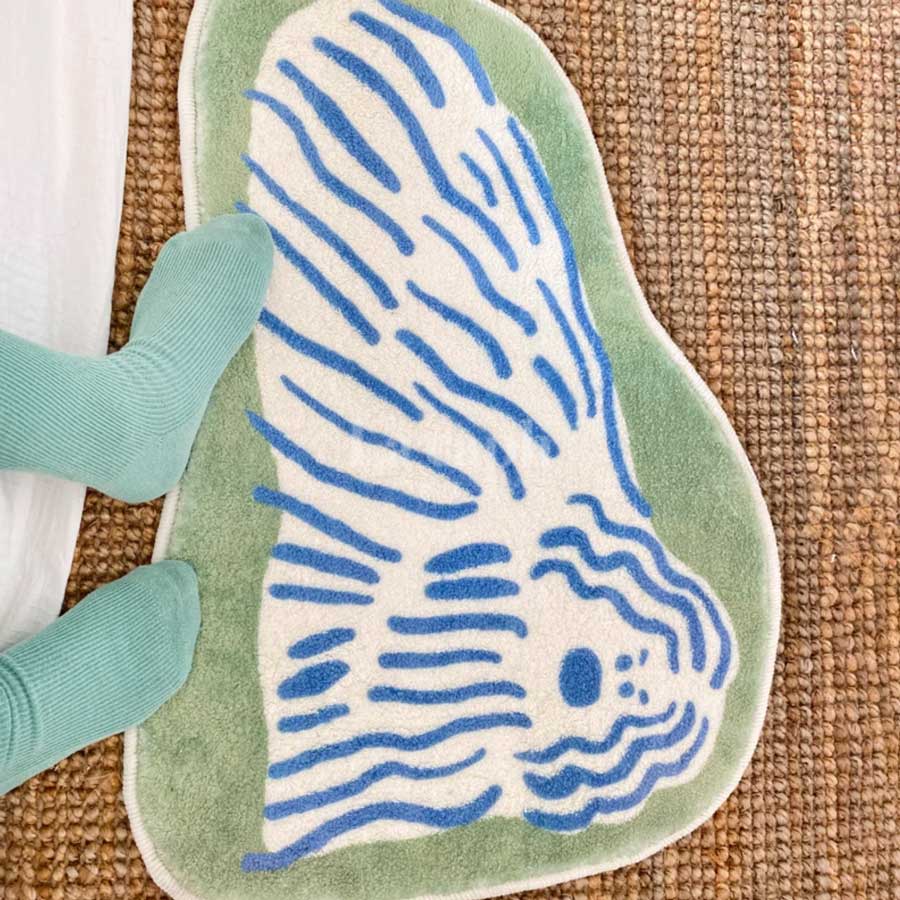 fluffy dog mat (2colors)