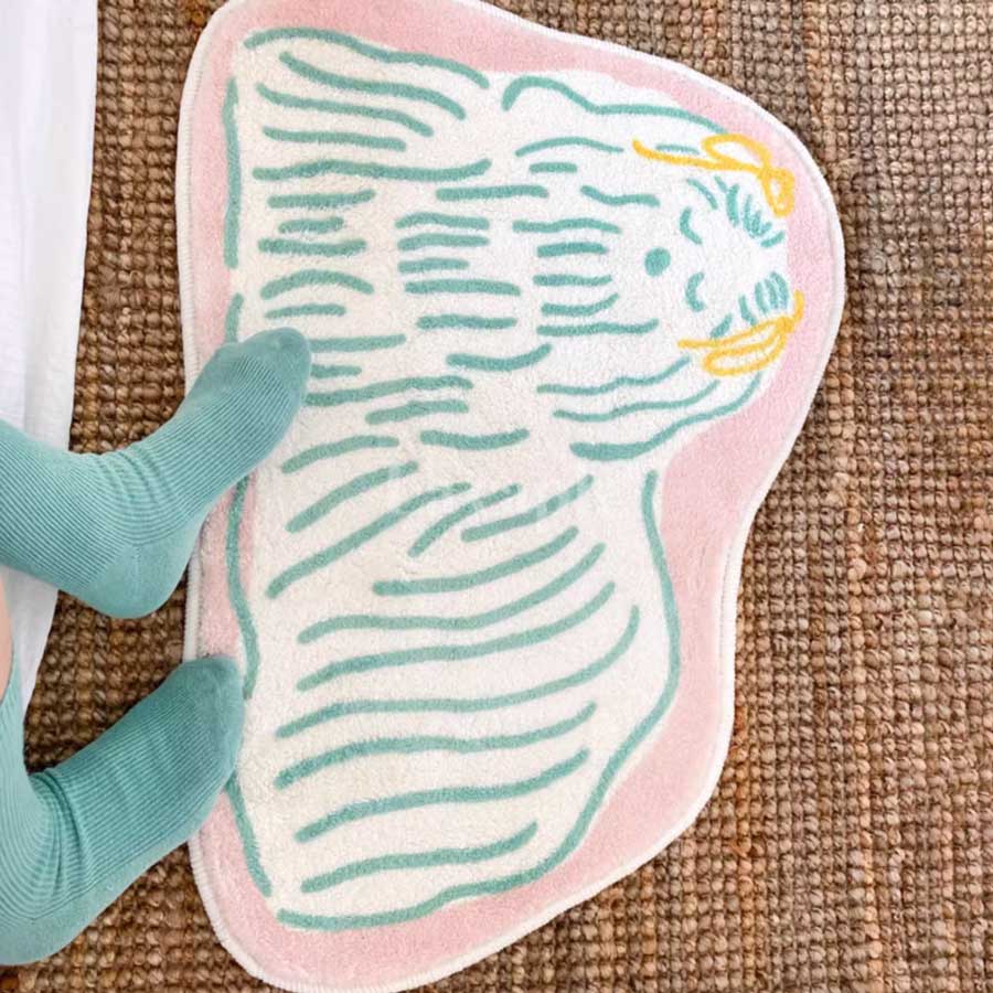 fluffy dog mat (2colors)