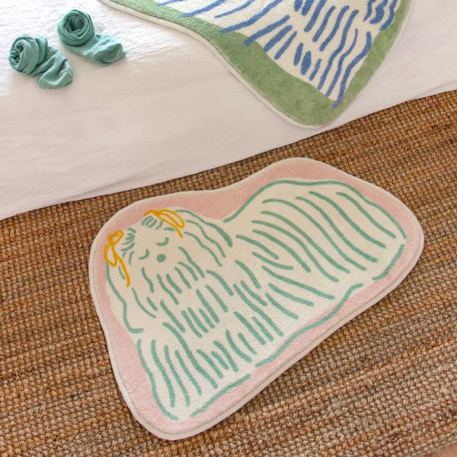 fluffy dog mat (2colors)