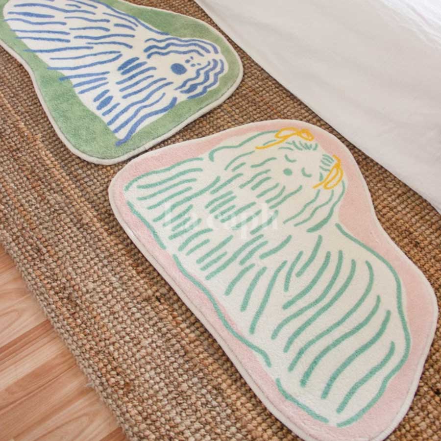 fluffy dog mat (2colors)