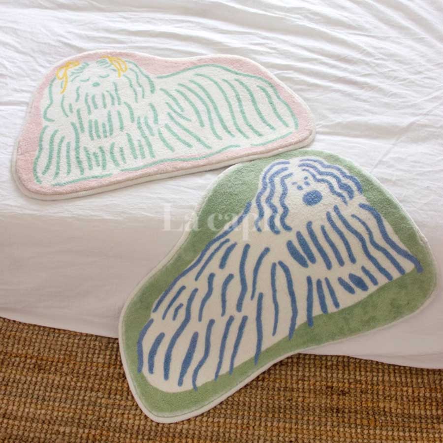 fluffy dog mat (2colors)