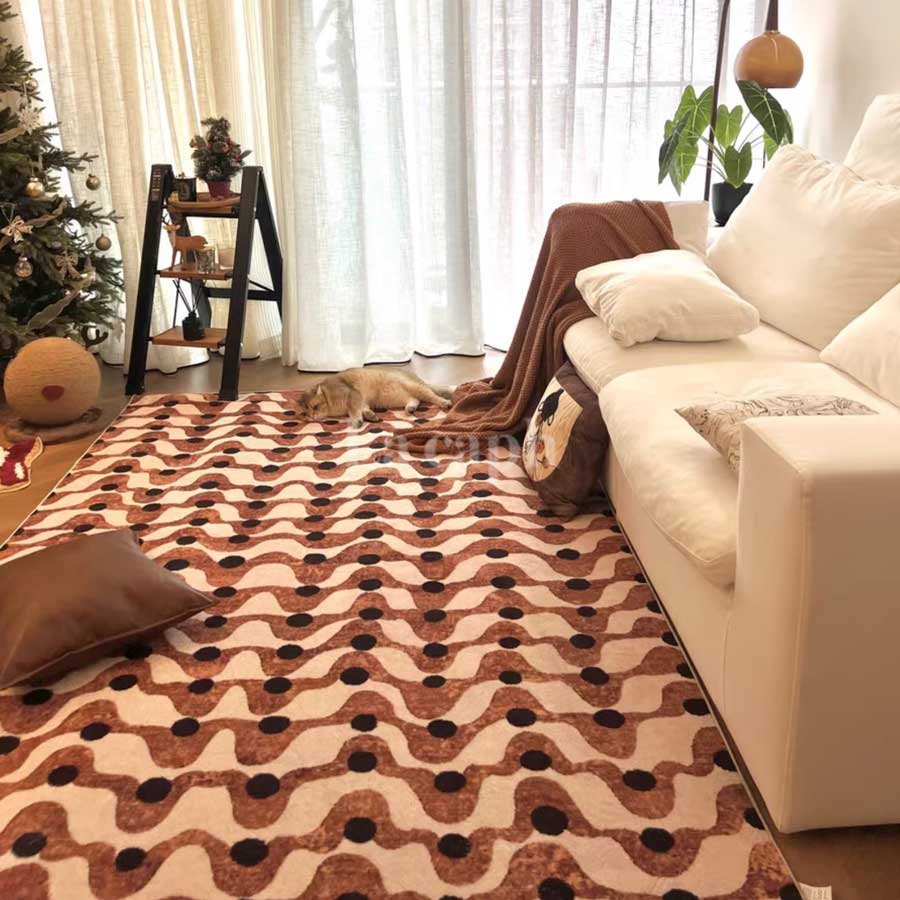 coffee color rug (2designs)