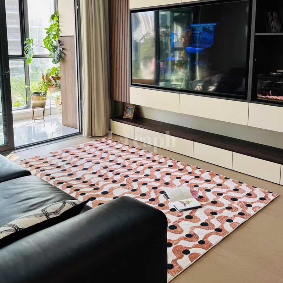 coffee color rug (2designs)