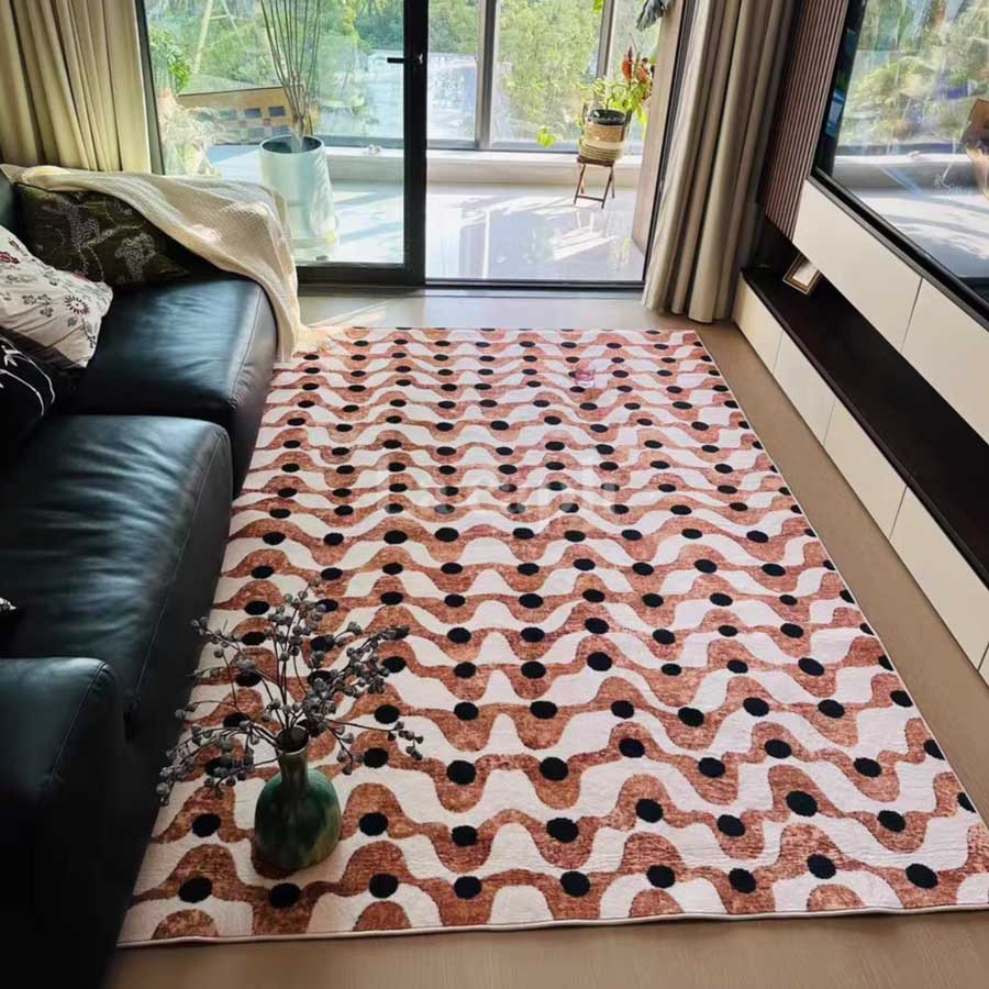 coffee color rug (2designs)