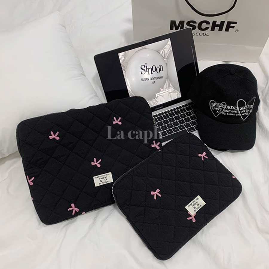 ribbon accent PC bag (4colors)