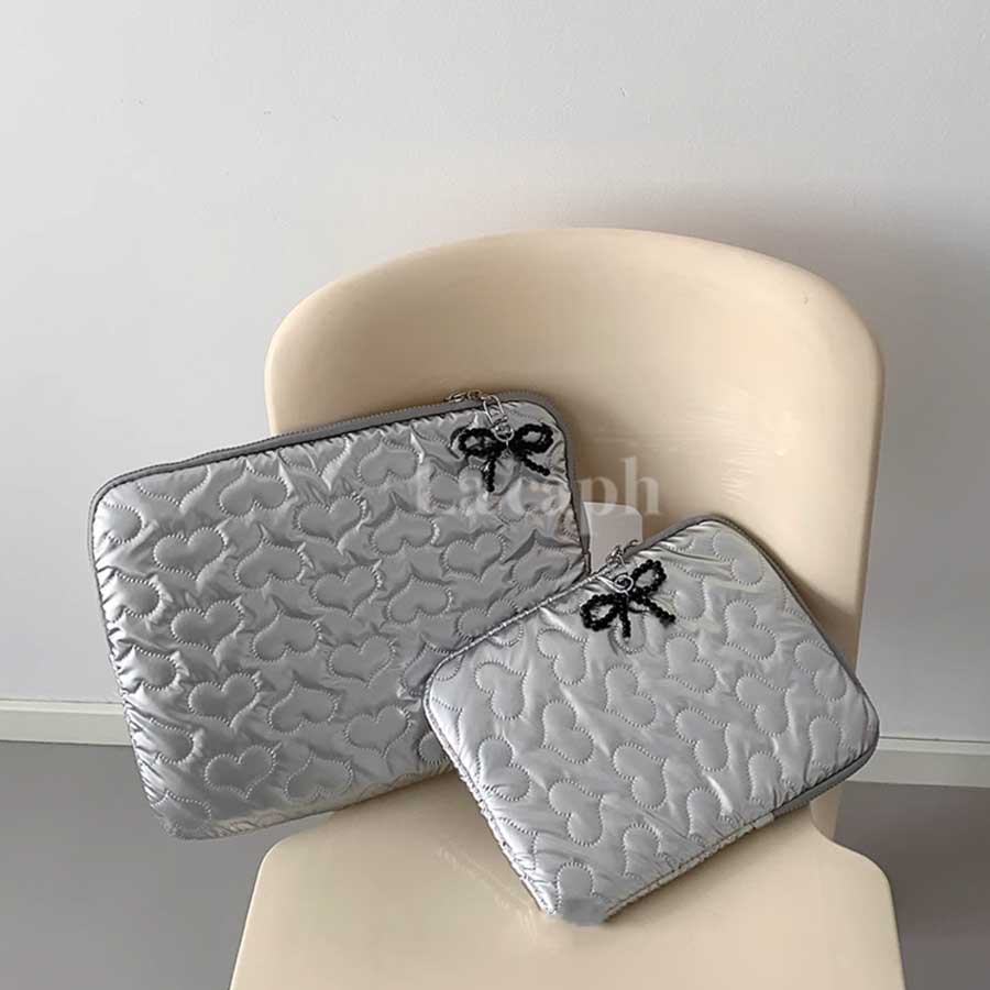 heart quilted PC bag (2colors)