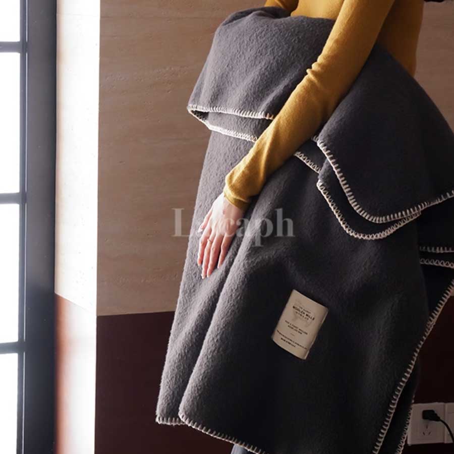 solid color soft blanket (6colors)