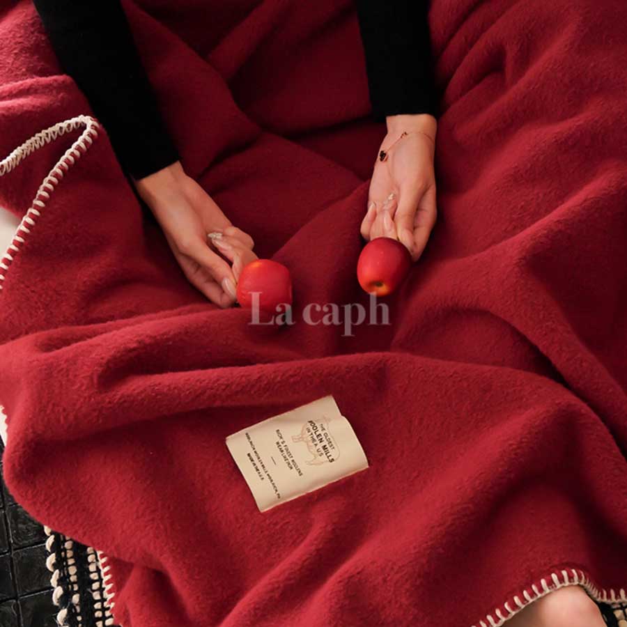 solid color soft blanket (6colors)