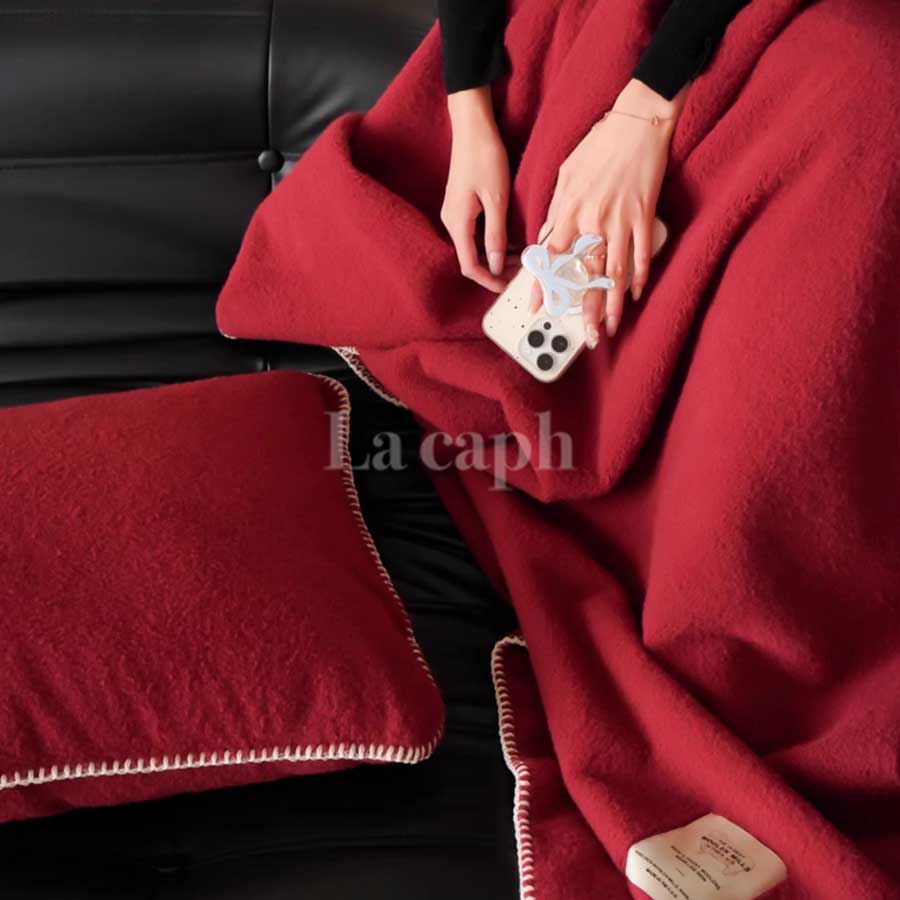 solid color soft blanket (6colors)