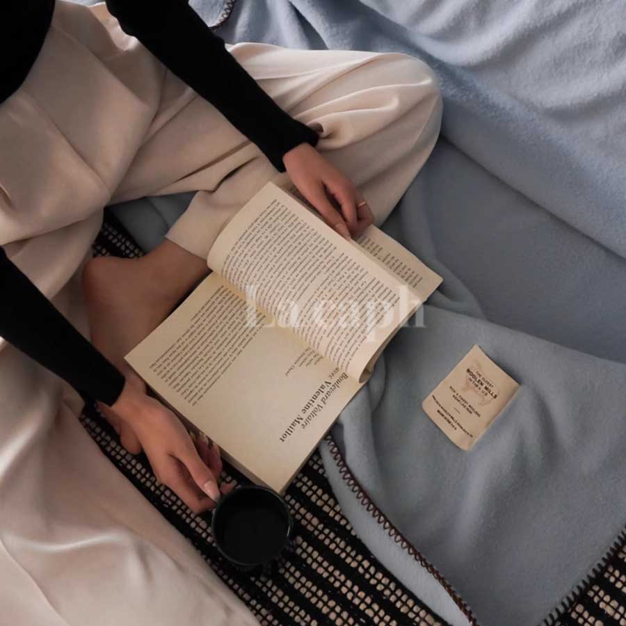 solid color soft blanket (6colors)