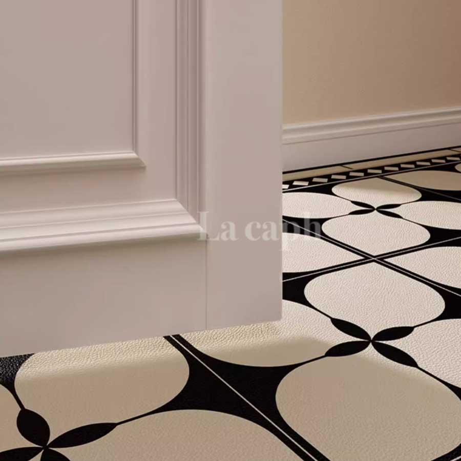 black tile kitchen mat
