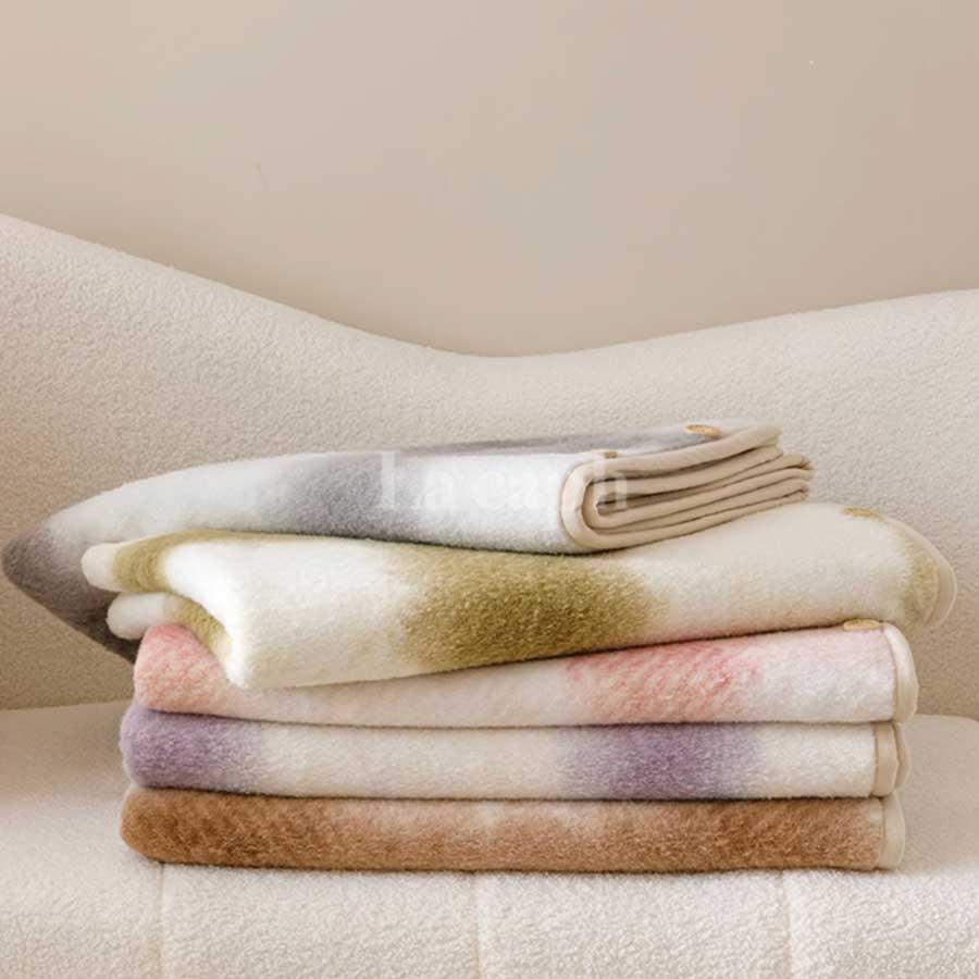 warm check blanket (3colors)