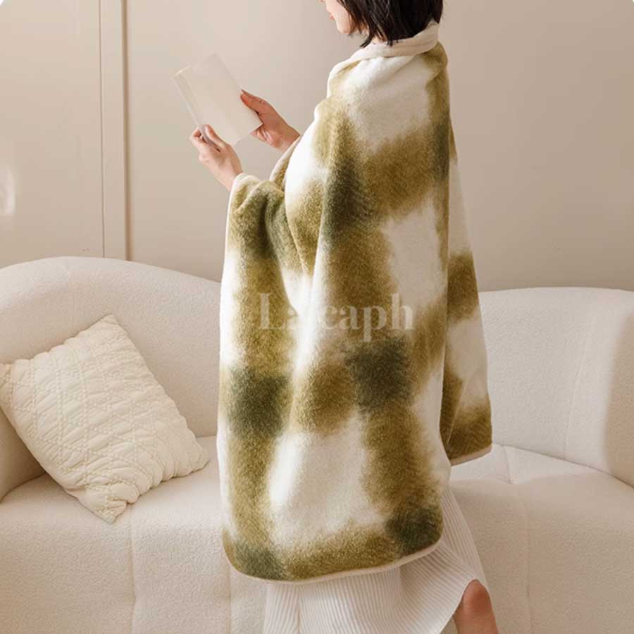 warm check blanket (3colors)