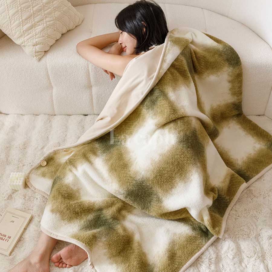 warm check blanket (3colors)