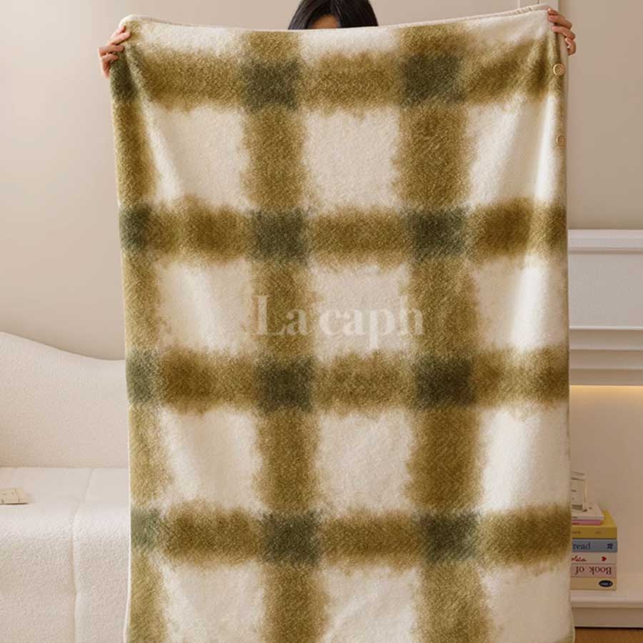 warm check blanket (3colors)