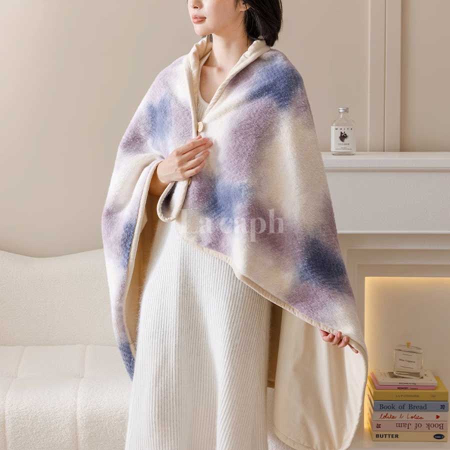 warm check blanket (3colors)