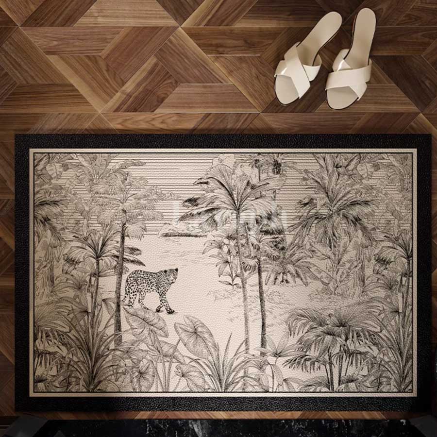 black jungle door mat (2types)